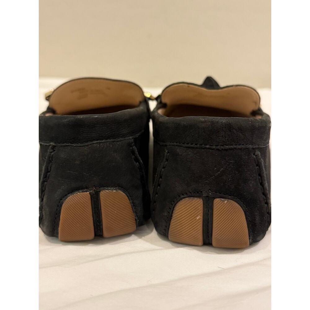 Cole Haan Womens 7B Black Nubuck Driving Loafers Moc Toe Slip On Comfort - Picture 3 of 8